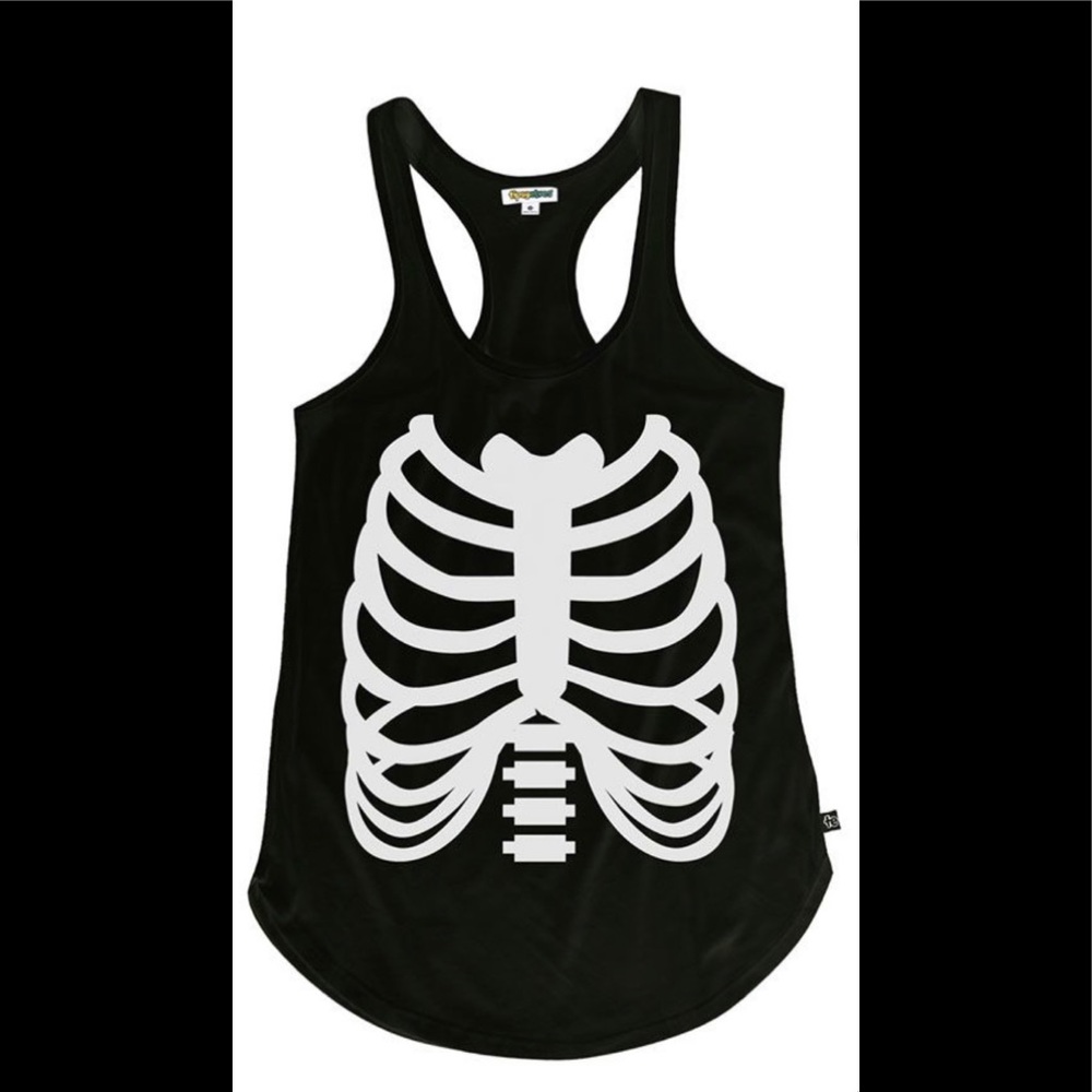 Tipsy Elves Skeleton Tank size XS